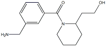  2-(1-{[3-(aminomethyl)phenyl]carbonyl}piperidin-2-yl)ethan-1-ol