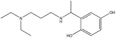 2-(1-{[3-(diethylamino)propyl]amino}ethyl)benzene-1,4-diol