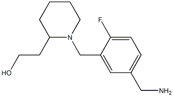 2-(1-{[5-(aminomethyl)-2-fluorophenyl]methyl}piperidin-2-yl)ethan-1-ol