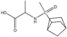 2-(1-{bicyclo[2.2.1]heptan-2-yl}acetamido)propanoic acid 结构式