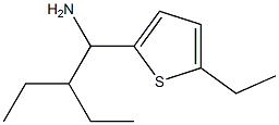 2-(1-amino-2-ethylbutyl)-5-ethylthiophene Structure