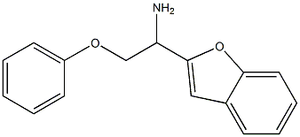 2-(1-amino-2-phenoxyethyl)-1-benzofuran,,结构式