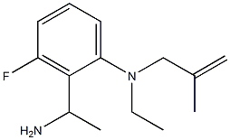 2-(1-aminoethyl)-N-ethyl-3-fluoro-N-(2-methylprop-2-en-1-yl)aniline|