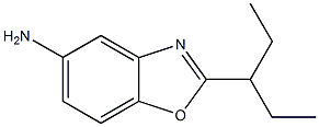 2-(1-ethylpropyl)-1,3-benzoxazol-5-amine,,结构式
