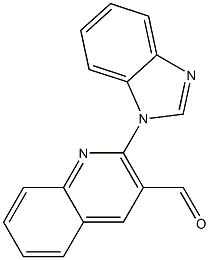 2-(1H-1,3-benzodiazol-1-yl)quinoline-3-carbaldehyde|
