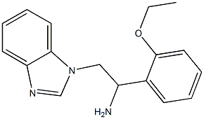 2-(1H-benzimidazol-1-yl)-1-(2-ethoxyphenyl)ethanamine,,结构式