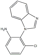 2-(1H-benzimidazol-1-yl)-3-chloroaniline Structure