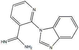  2-(1H-benzimidazol-1-yl)pyridine-3-carboximidamide