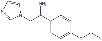 2-(1H-imidazol-1-yl)-1-(4-isopropoxyphenyl)ethanamine 化学構造式