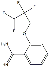 2-(2,2,3,3-tetrafluoropropoxy)benzene-1-carboximidamide,,结构式