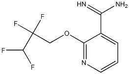 2-(2,2,3,3-tetrafluoropropoxy)pyridine-3-carboximidamide Struktur