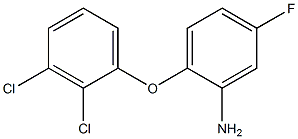 2-(2,3-dichlorophenoxy)-5-fluoroaniline Structure