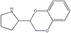 2-(2,3-dihydro-1,4-benzodioxin-2-yl)pyrrolidine Structure