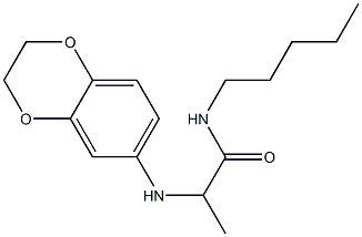 2-(2,3-dihydro-1,4-benzodioxin-6-ylamino)-N-pentylpropanamide