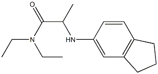 2-(2,3-dihydro-1H-inden-5-ylamino)-N,N-diethylpropanamide