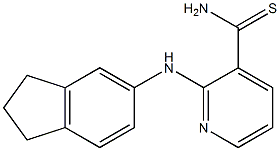 2-(2,3-dihydro-1H-inden-5-ylamino)pyridine-3-carbothioamide