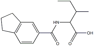 2-(2,3-dihydro-1H-inden-5-ylformamido)-3-methylpentanoic acid