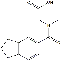 2-(2,3-dihydro-1H-inden-5-yl-N-methylformamido)acetic acid