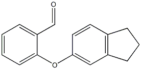 2-(2,3-dihydro-1H-inden-5-yloxy)benzaldehyde Structure