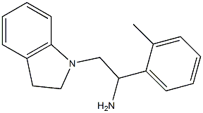 2-(2,3-dihydro-1H-indol-1-yl)-1-(2-methylphenyl)ethanamine