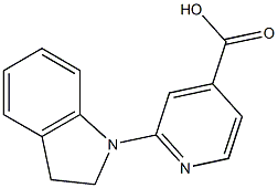 2-(2,3-dihydro-1H-indol-1-yl)pyridine-4-carboxylic acid