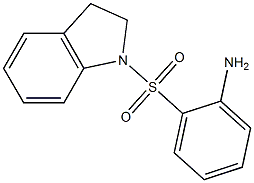 2-(2,3-dihydro-1H-indol-1-ylsulfonyl)aniline 结构式