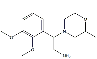 2-(2,3-dimethoxyphenyl)-2-(2,6-dimethylmorpholin-4-yl)ethanamine Structure
