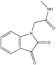  2-(2,3-dioxo-2,3-dihydro-1H-indol-1-yl)-N-methylacetamide