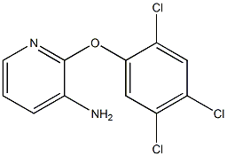 2-(2,4,5-trichlorophenoxy)pyridin-3-amine 结构式