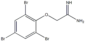 2-(2,4,6-tribromophenoxy)ethanimidamide,,结构式