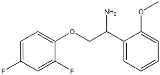 2-(2,4-difluorophenoxy)-1-(2-methoxyphenyl)ethanamine Structure