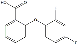 2-(2,4-difluorophenoxy)benzoic acid Structure