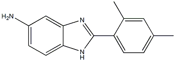 2-(2,4-dimethylphenyl)-1H-1,3-benzodiazol-5-amine,,结构式