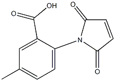 2-(2,5-dioxo-2,5-dihydro-1H-pyrrol-1-yl)-5-methylbenzoic acid Struktur