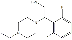 2-(2,6-difluorophenyl)-2-(4-ethylpiperazin-1-yl)ethanamine