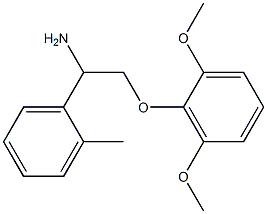 2-(2,6-dimethoxyphenoxy)-1-(2-methylphenyl)ethanamine