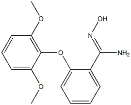 2-(2,6-dimethoxyphenoxy)-N'-hydroxybenzene-1-carboximidamide