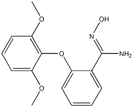 2-(2,6-dimethoxyphenoxy)-N'-hydroxybenzene-1-carboximidamide|