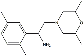 2-(2,6-dimethylmorpholin-4-yl)-1-(2,5-dimethylphenyl)ethanamine