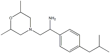 2-(2,6-dimethylmorpholin-4-yl)-1-[4-(2-methylpropyl)phenyl]ethan-1-amine