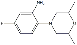 2-(2,6-dimethylmorpholin-4-yl)-5-fluoroaniline