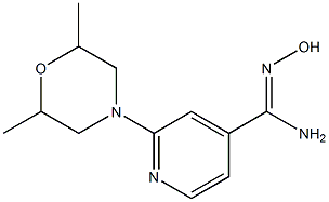 2-(2,6-dimethylmorpholin-4-yl)-N'-hydroxypyridine-4-carboximidamide