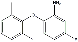 2-(2,6-dimethylphenoxy)-5-fluoroaniline 结构式