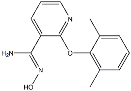 2-(2,6-dimethylphenoxy)-N'-hydroxypyridine-3-carboximidamide|