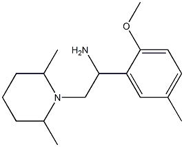 2-(2,6-dimethylpiperidin-1-yl)-1-(2-methoxy-5-methylphenyl)ethanamine|