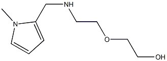 2-(2-{[(1-methyl-1H-pyrrol-2-yl)methyl]amino}ethoxy)ethan-1-ol,,结构式