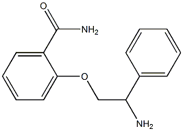 2-(2-amino-2-phenylethoxy)benzamide Structure