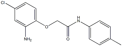 2-(2-amino-4-chlorophenoxy)-N-(4-methylphenyl)acetamide 化学構造式