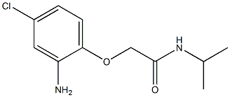 2-(2-amino-4-chlorophenoxy)-N-isopropylacetamide Struktur