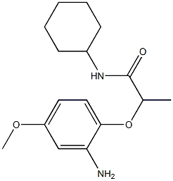 2-(2-amino-4-methoxyphenoxy)-N-cyclohexylpropanamide